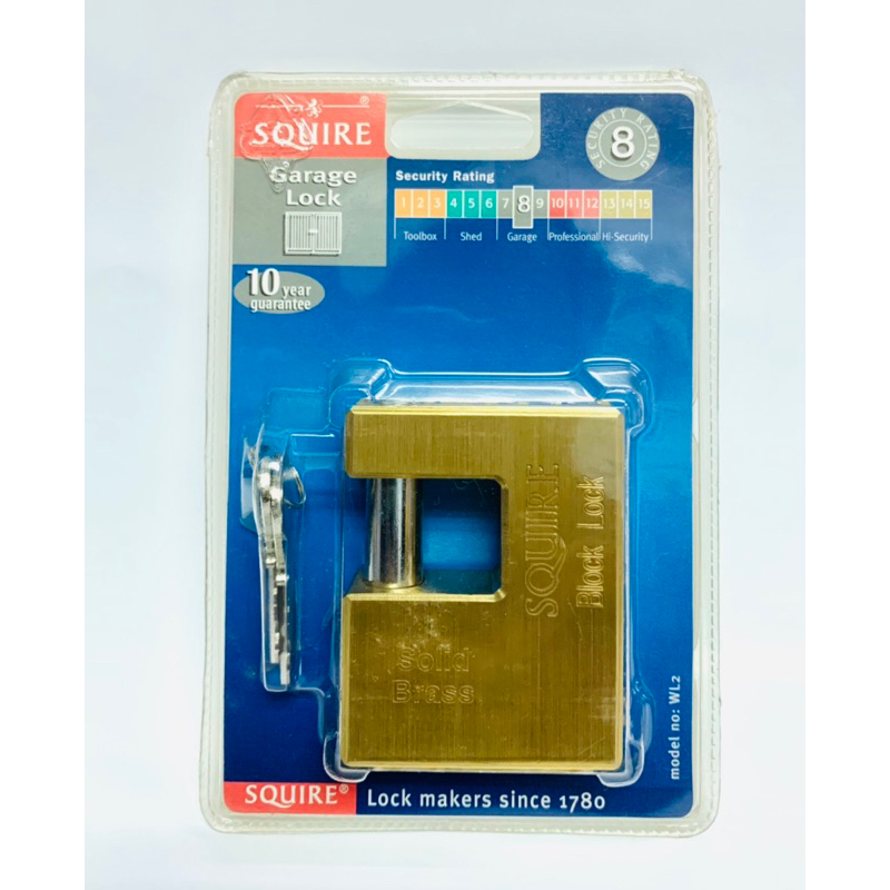 High Quality (100%) SQUIRE Pad Lock 70mm - WL2 *GARAGE LOCK* (SINCE ...