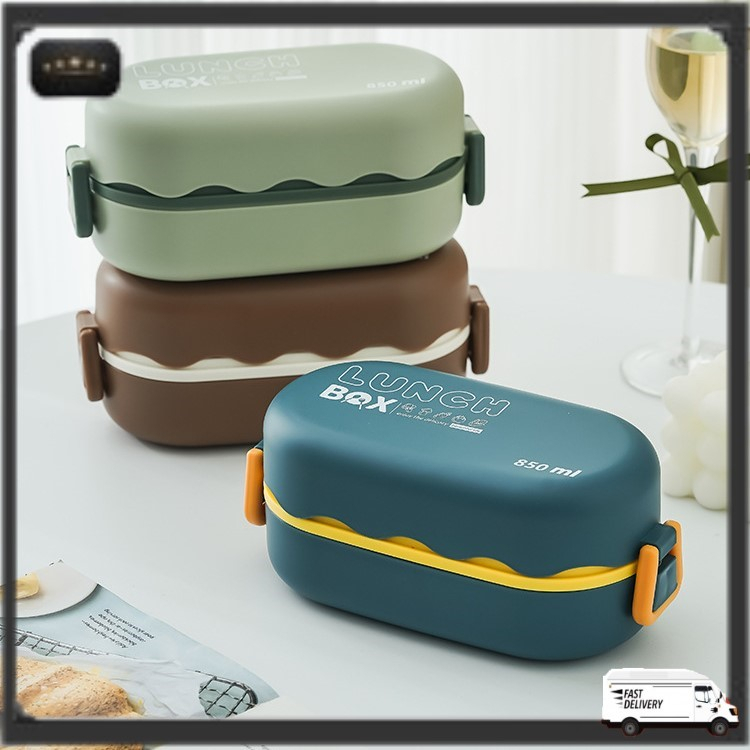 lunch box microwave oven high temperature resistant student compartment