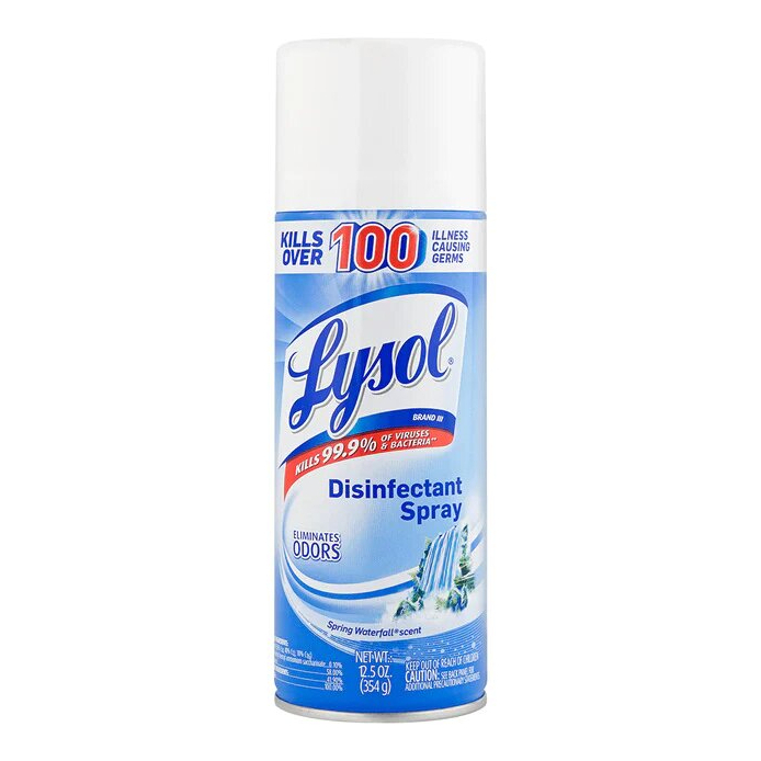 🇺🇸 Lysol Disinfectant Spray Eliminates Odors Spring Waterfall Scent