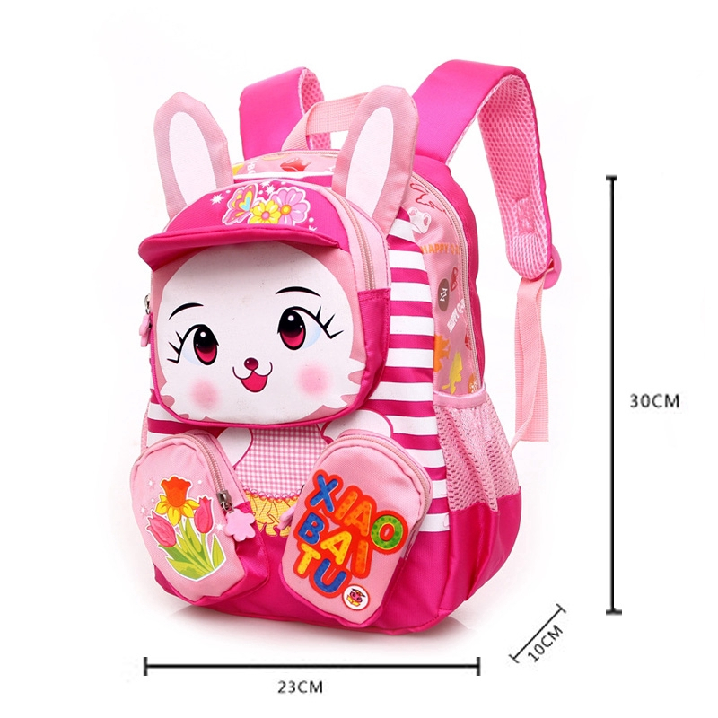 3D Animal School Backpack Set With Lunch Bag & Pencil Case - Cute Kids Bookbag - View #3