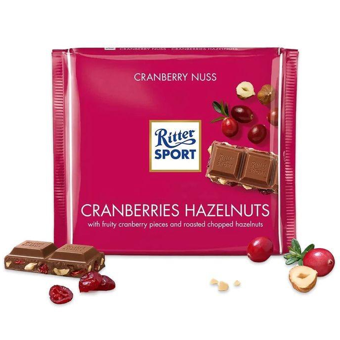 RITTER SPORT CRANBERRY NUSS 100G | Shopee Malaysia