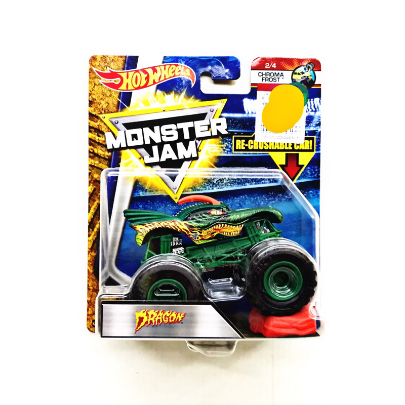 Hot Wheels Monster Jam Dragon with ReCrushable Car Shopee Malaysia