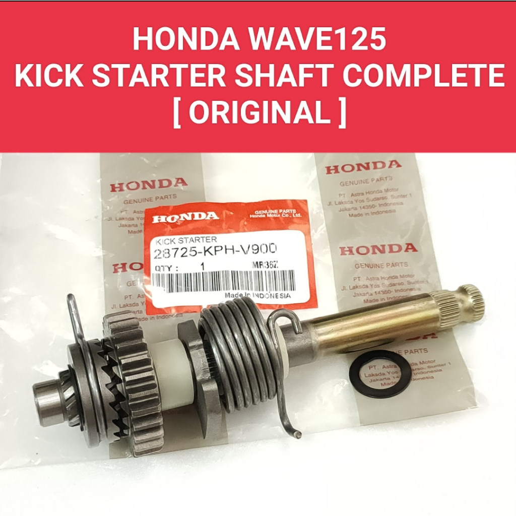 WAVE125 ( ORIGINAL COMPLETE ) KICK STARTER SHAFT SET Shopee Malaysia