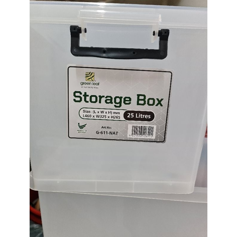 Storage Box Transparent Container 25L/40/65 Litre BPA-Free with Wheel ...