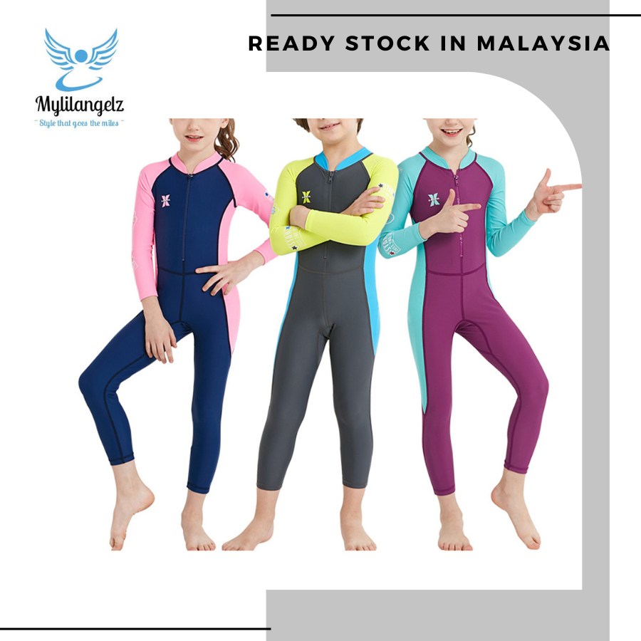 Mylilangelz SA Boys Girls Wetsuit One Piece Swimsuit UV Protection For