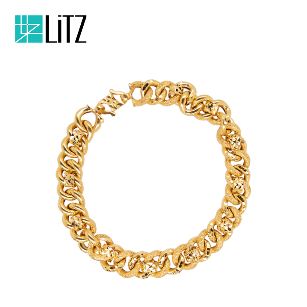 LITZ 916 (22K) Gold Bracelet LGB0171 | Shopee Malaysia