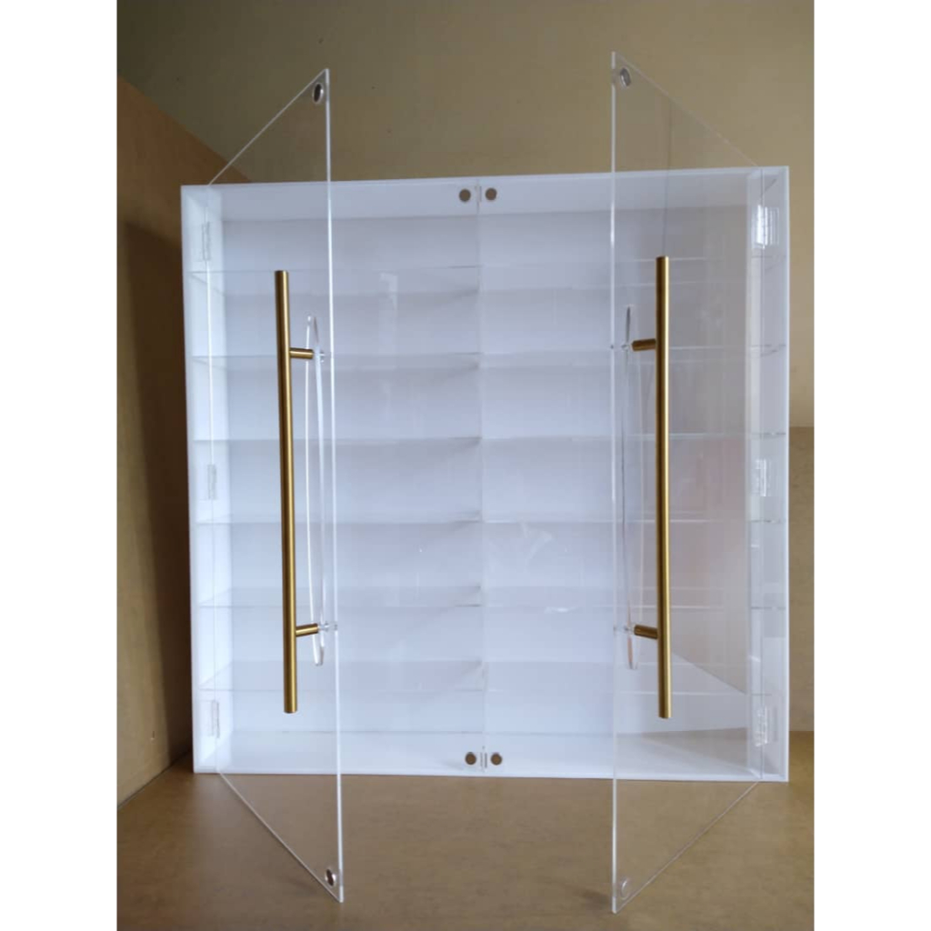 Acrylic display shelf, acrylic almari plastik Shopee Malaysia