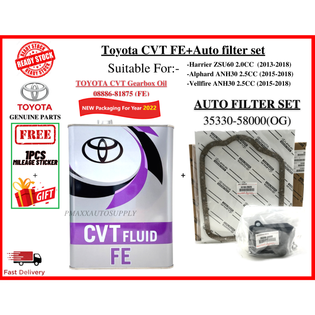 ORIGINAL GENUINE Toyota ATF CVT FE 4L Automatic Transmission Fluid OIL ...