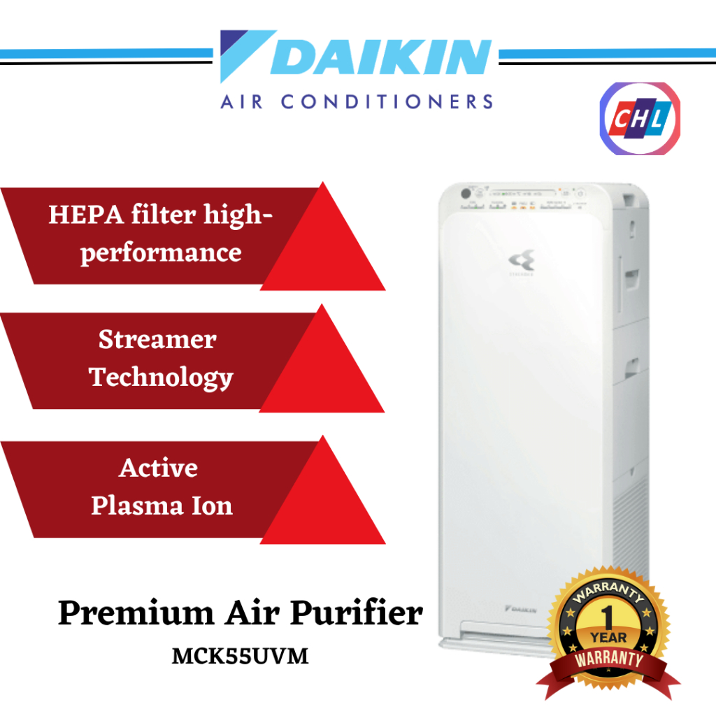 Daikin (Ready Stock) Premium Air Purifier with Electrostatic HEPA