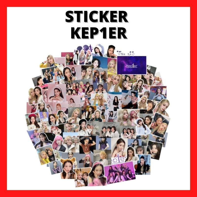 Kep1er Stickers 100 Keping Waterproof KPOP Sticker Korean Pelekat Mixed ...