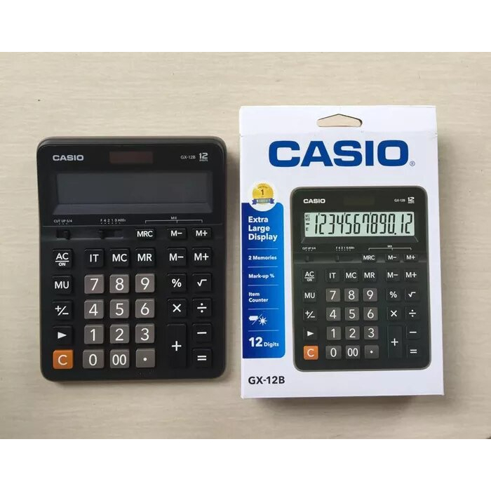 Casio GX12B 12 Digits Calculator (100 Original) Shopee Malaysia