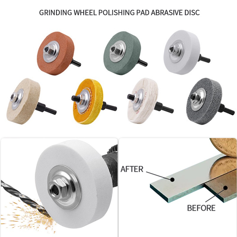 MKR Jewelry Grinding Wheel Polishing Pad Mop Disc Metal Stone Machine