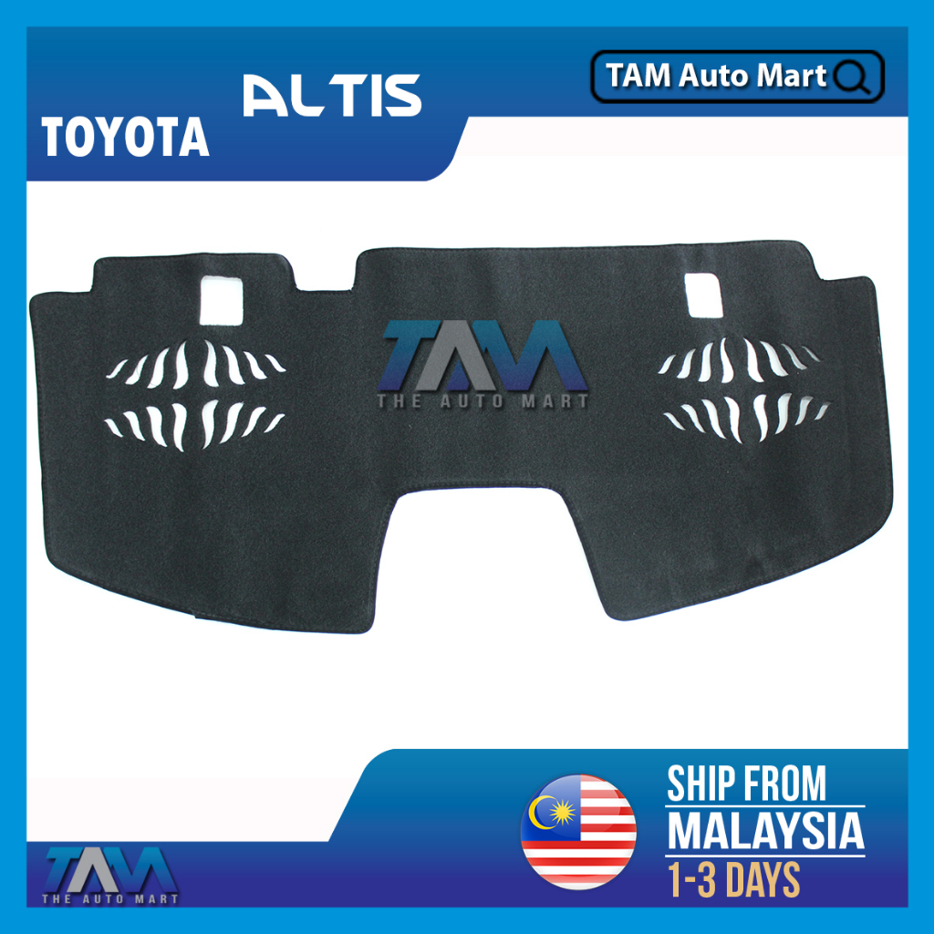 Toyota Altis (2021-2024) Rear Dashboard Carpet Non slip Dash Mat Sun ...