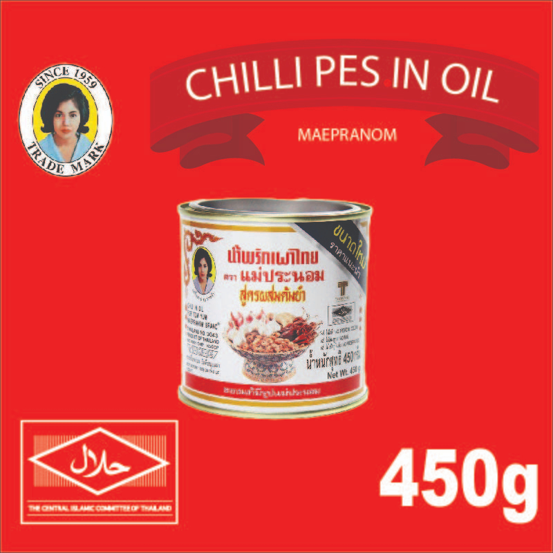 Thailand Chili Paste Maepranom Pes Cili Thai Tin 450g [Ready Stock