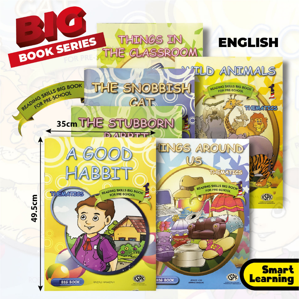 🔥CLEARANCE🔥 MINOR DEFECTED BIG BOOK SERIES / BUKU BESAR CERITA MEMBACA ...