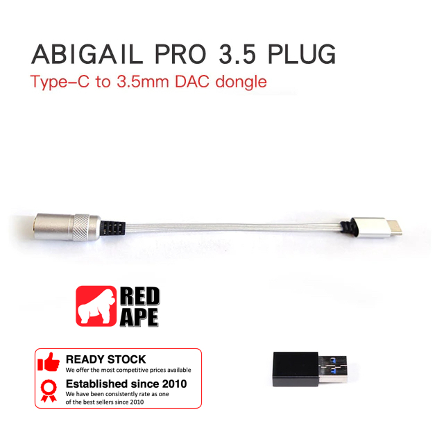 VE Abigail Pro or Abigail HD TypeC to 3.5mm DAC dongle with CX31993