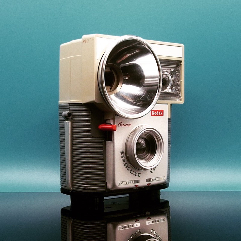 Appareil Photo Vintage Kodak Brownie Starluxe 4 - Avec étui Et Mode D'emploi