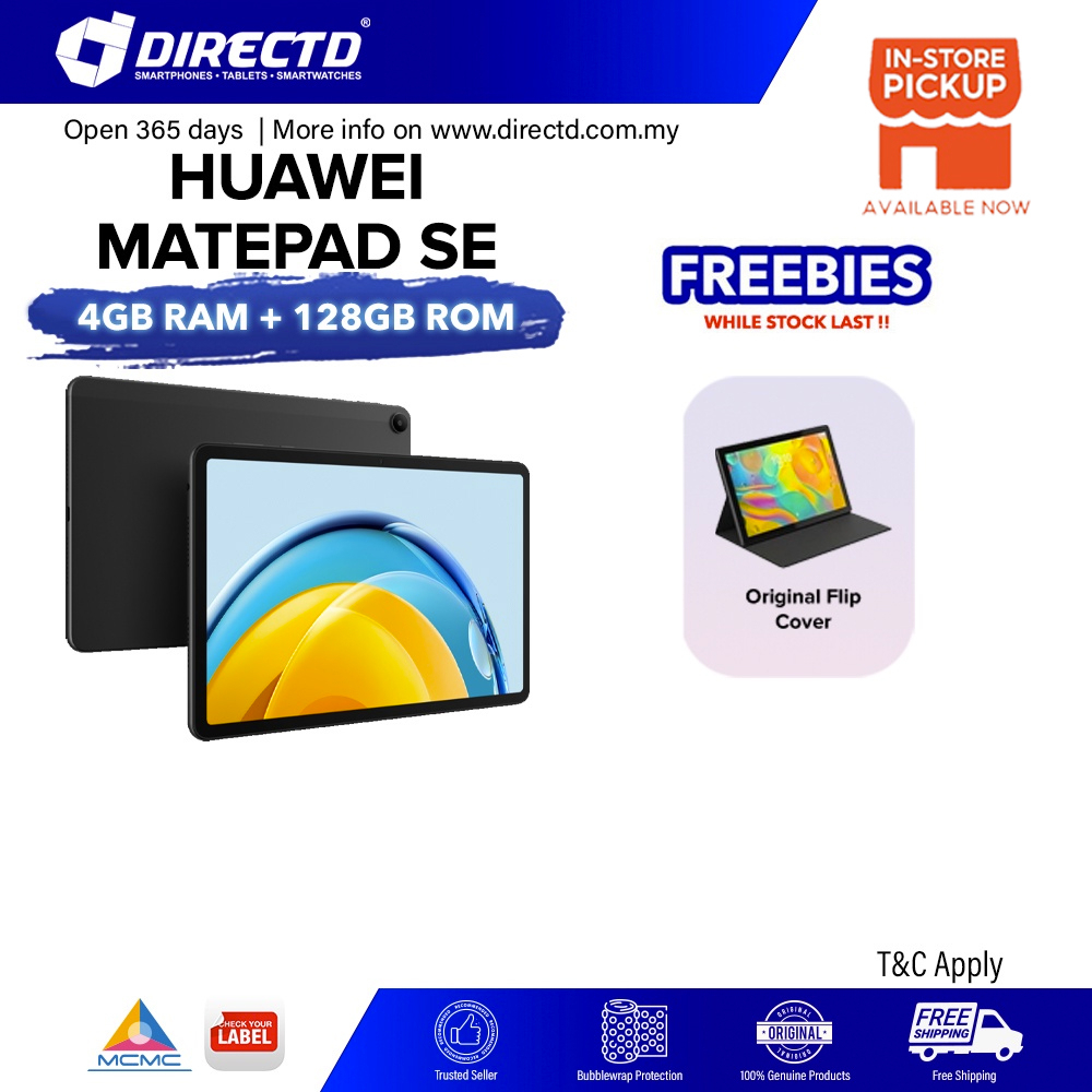 HUAWEI MatePad SE 10.4-inch ROM] 128GB | Shopee | RAM Malaysia [4GB