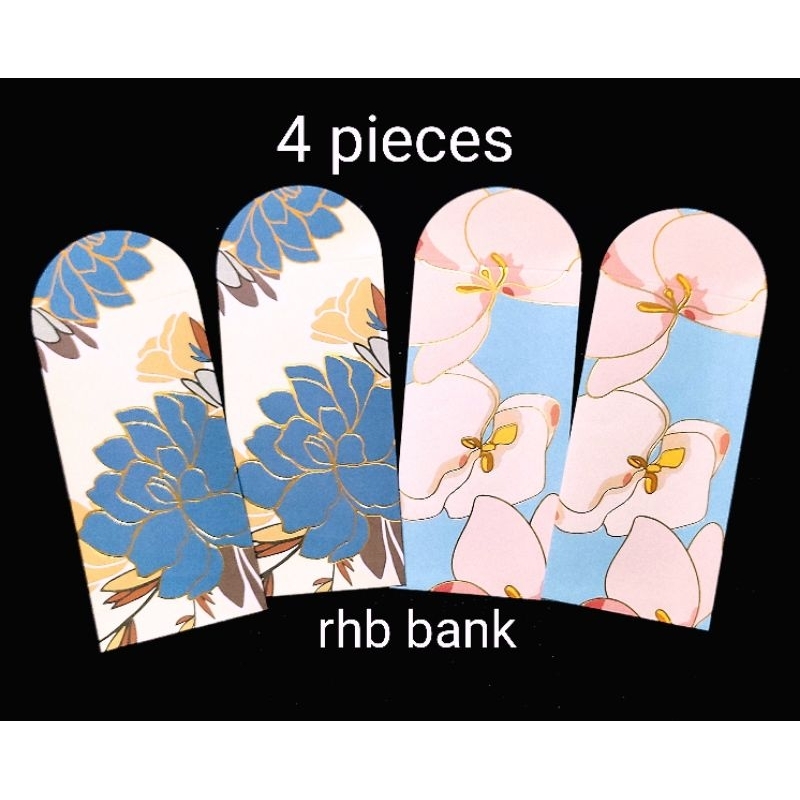 SAMPUL DUIT RAYA RHB BANK#SAMPUL DUIT RAYA CANTIK(4pcs) | Shopee Malaysia