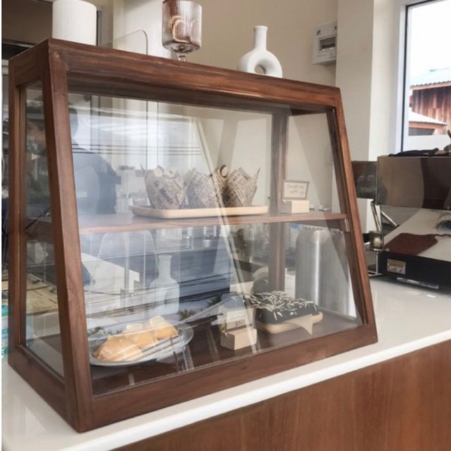 Sideboard Cabinet dust seal Storage丨Bread Storage Box Display Kabinet ...