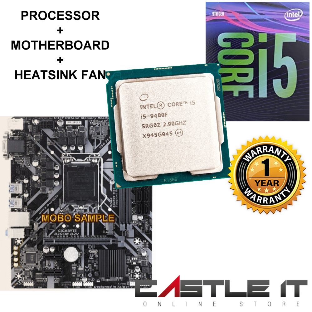 Intel CORE I5-9400F Hexa 6 Cores 6 Threads / 9400 2.9GHZ up to 4.10 GHz ...