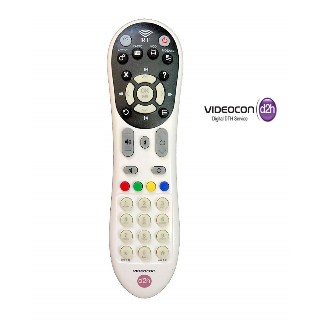 Videocon d2h RF Remote Control (RF) Shopee Malaysia