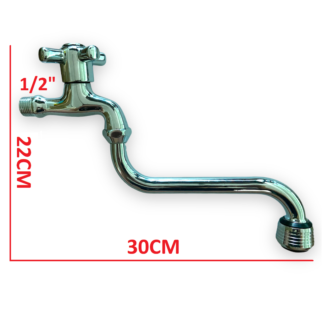 Ablution Tap Wall Mounted Bib Tap Kepala Paip Sembahyang Surau