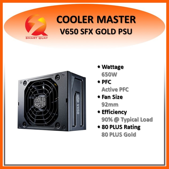 Cooler Master V Sfx Gold Full Modular Plus Gold Sfx Psu Shopee