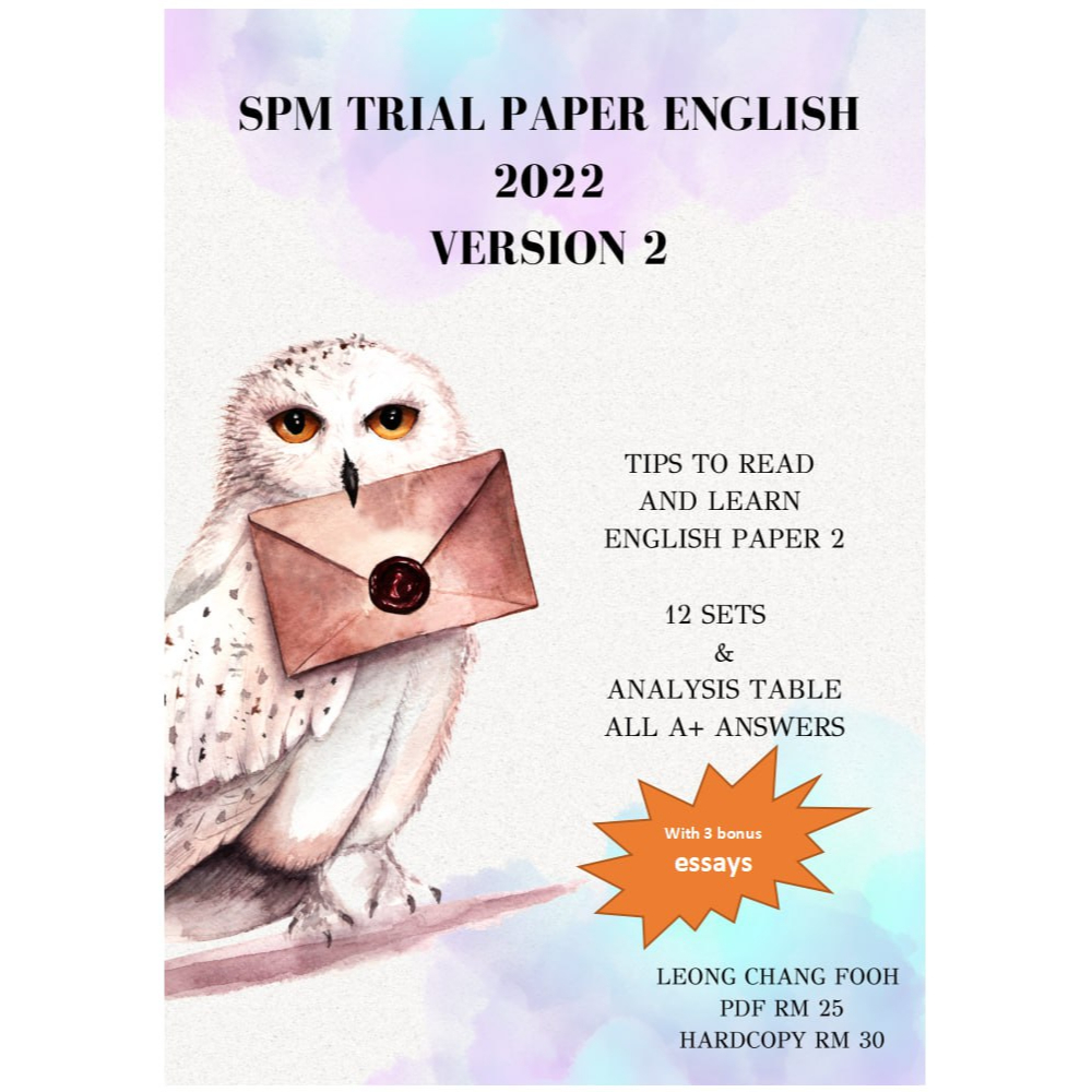 [Hardcopy] Version 2 English Trial Paper 2022 - 12 sets | Shopee Malaysia
