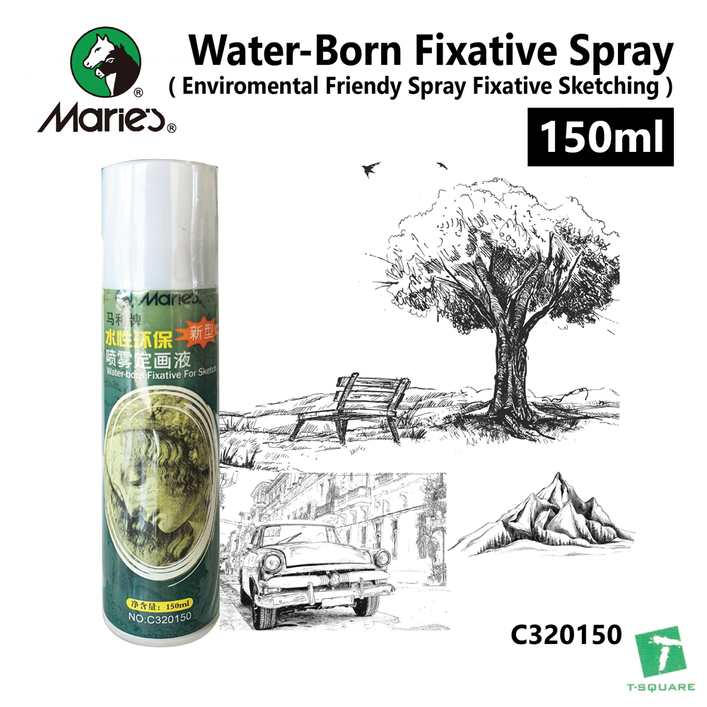 MARIE'S WaterBorn Fixative Spray Enviromental Friendy Spray Fixative