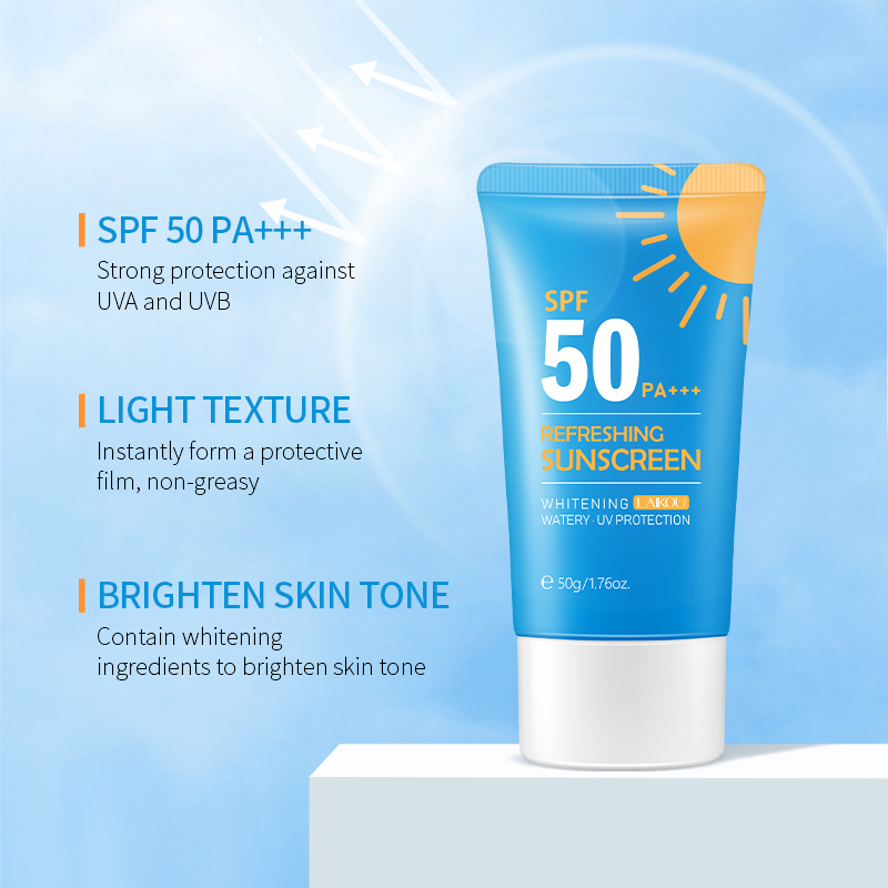 LAIKOU Japan Sakura Sunscreen UV Rays Protection Waterproof Whitening