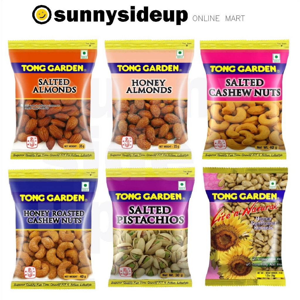 [SUNNY] Tong Garden Almonds Nuts Sunflower Kernels 30g 40g