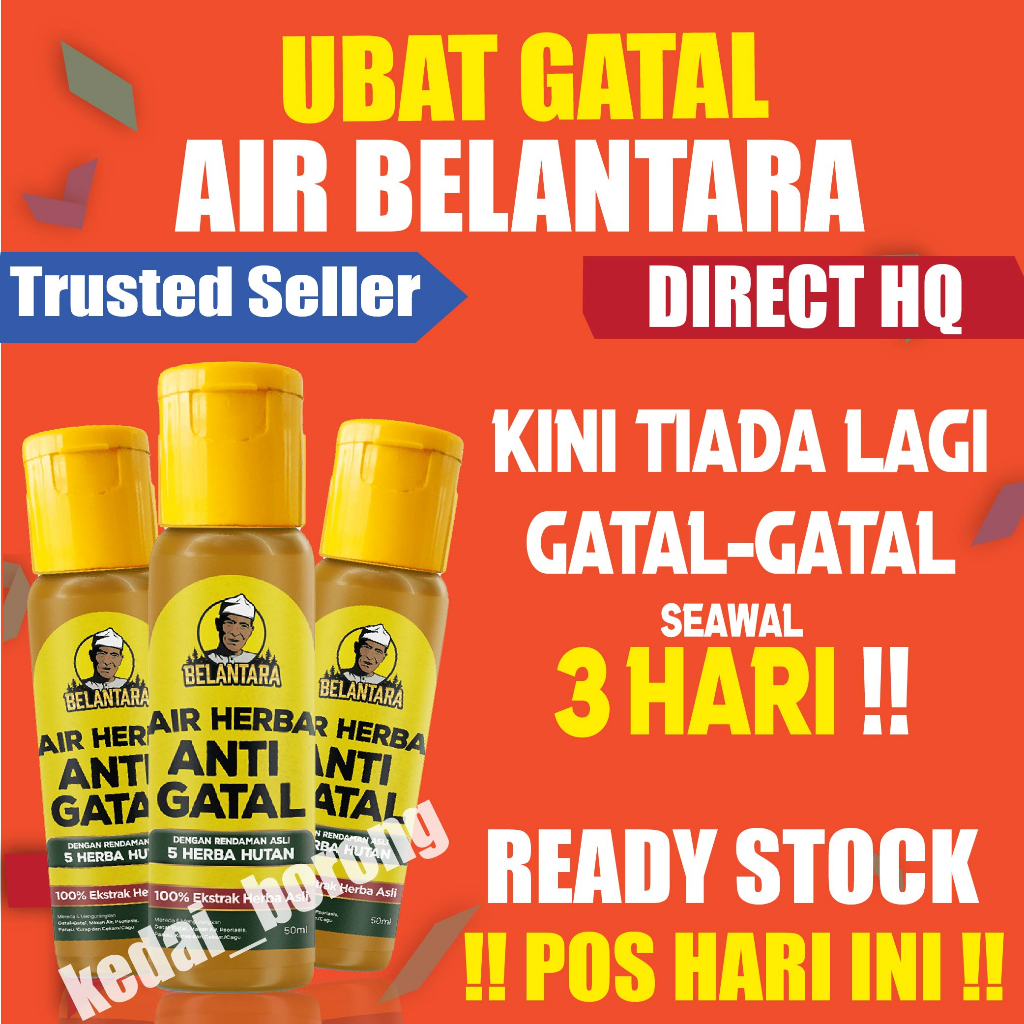 Air Herba Belantara, Air Herba Belantara Anti Gatal Original kudis ...