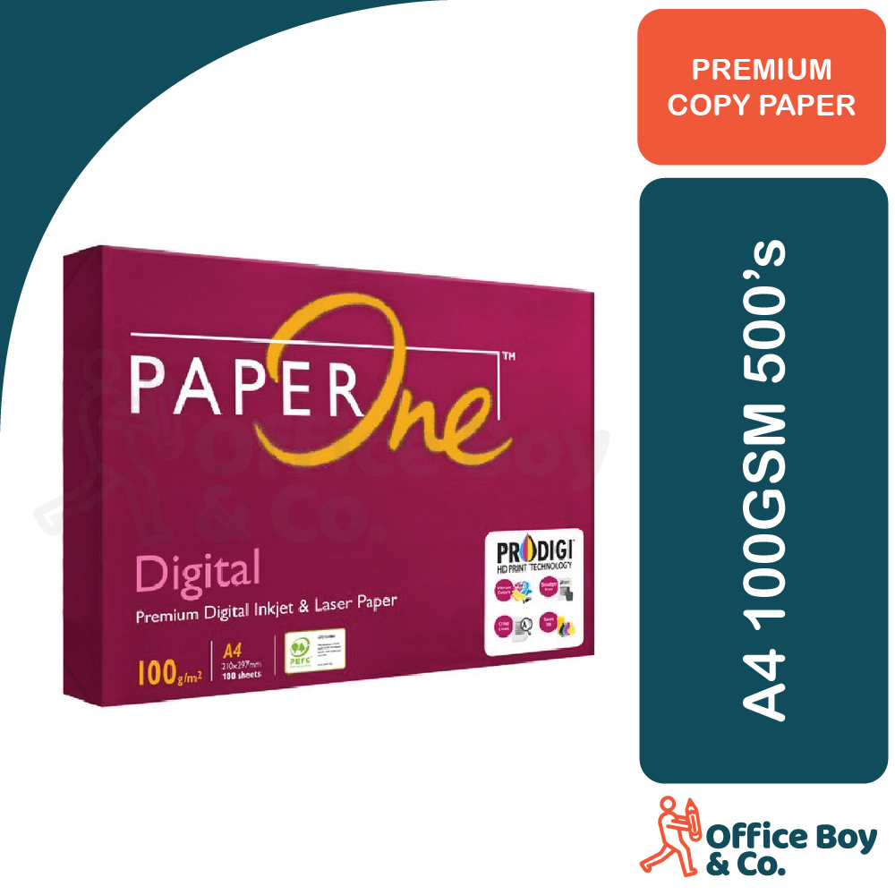 PaperOne A4 Digital Paper 100gsm 500 Sheets ( 1 Ream ) A4 Paper