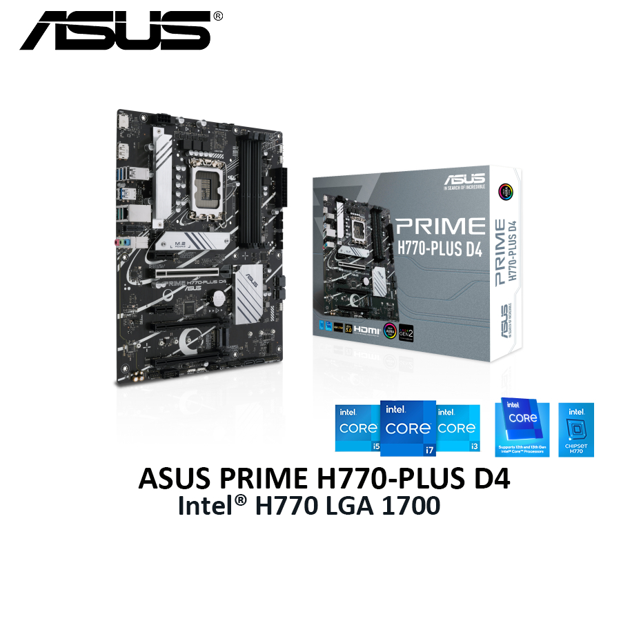 ASUS Prime H770-PLUS D4 INTEL LGA1700 MOTHERBOARD | Shopee Malaysia