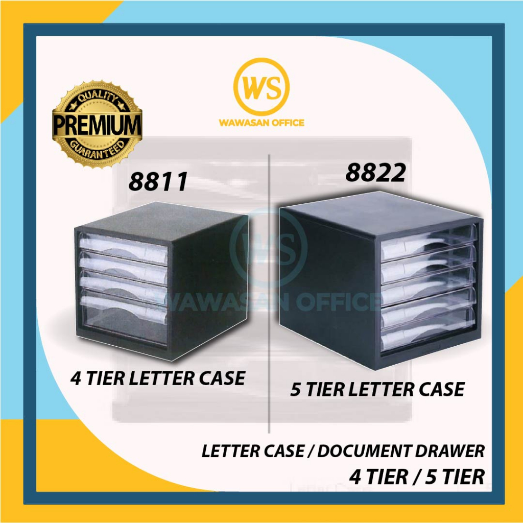Document Tray 4 Tier / 5 Tier Tray Document Drawer / Document Organizer ...