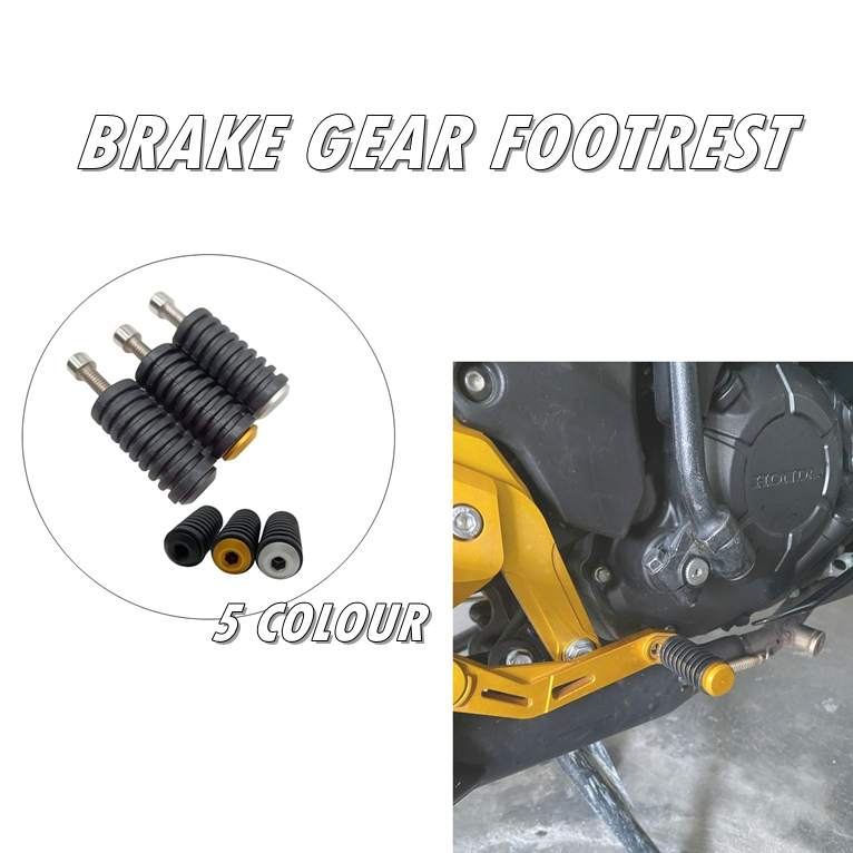 Footrest Footpegs Pedals /CNC Aluminum /Getah Pemijak Brake Gear ...