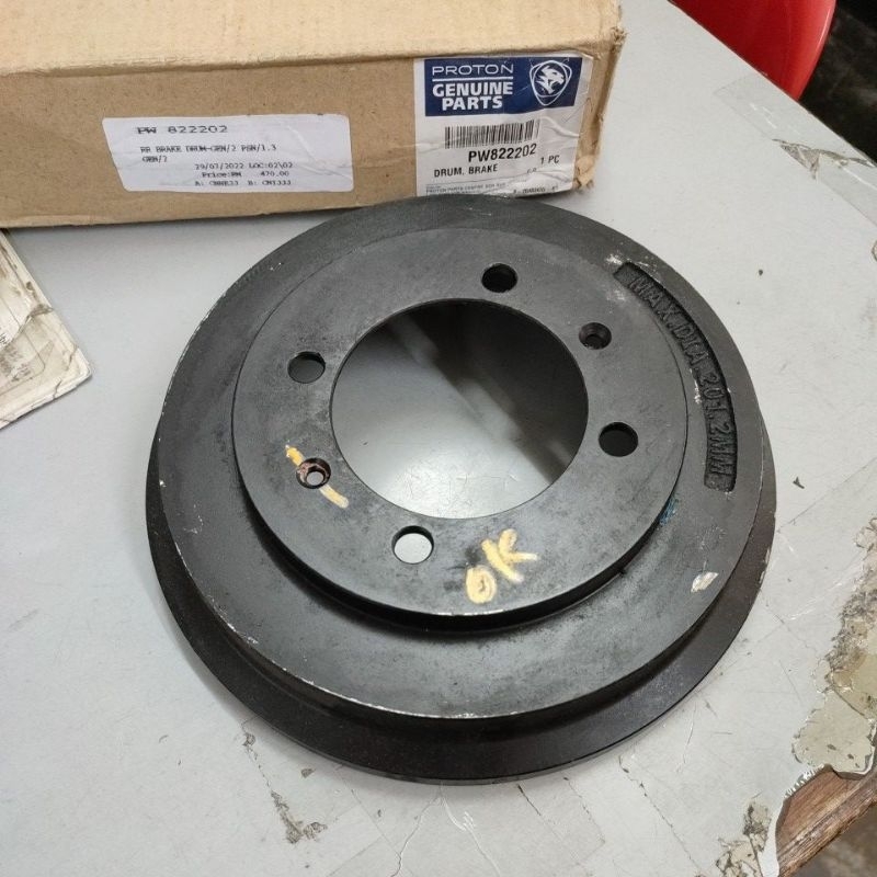Original Proton [PW822202] Rear Brake Drum Proton Gen2 Persona Rear