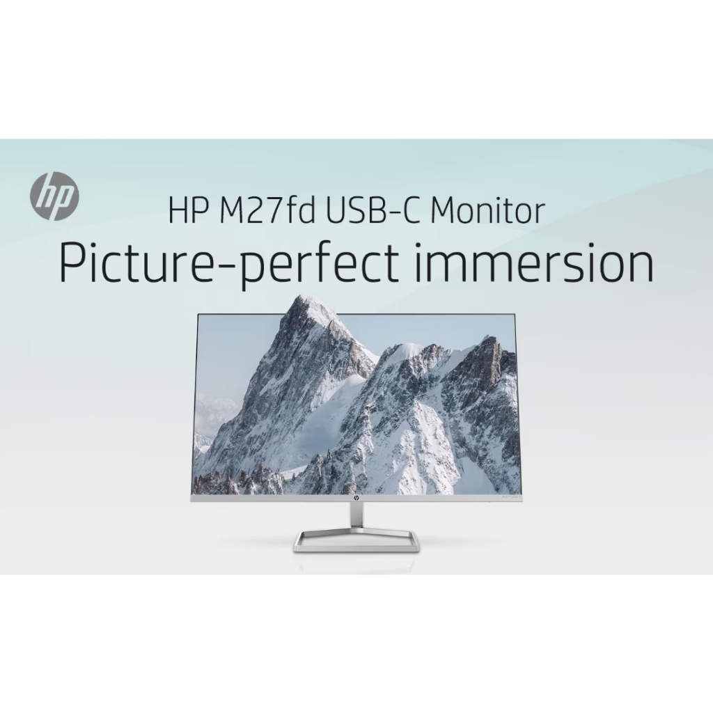 HP M27FD Monitor (27" IPS/Amd Freesycn/HDMIx2/Vga/Type-C) | Shopee Malaysia