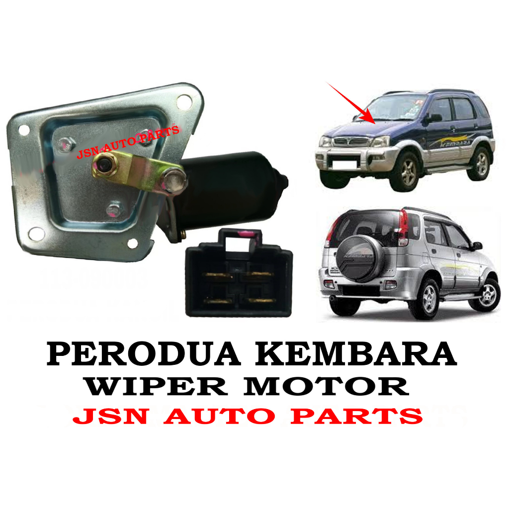 WIPER MOTOR PERODUA KEMBARA FRONT DEPAN Shopee Malaysia