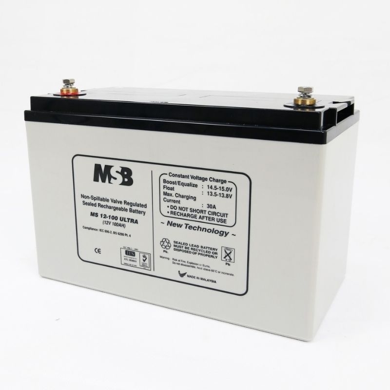 MSB 100AH 12V LEAD ACID SOLAR BATTERY | Shopee Malaysia