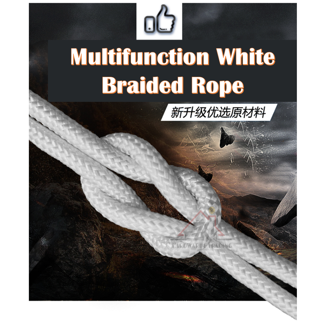 White deals climbing rope