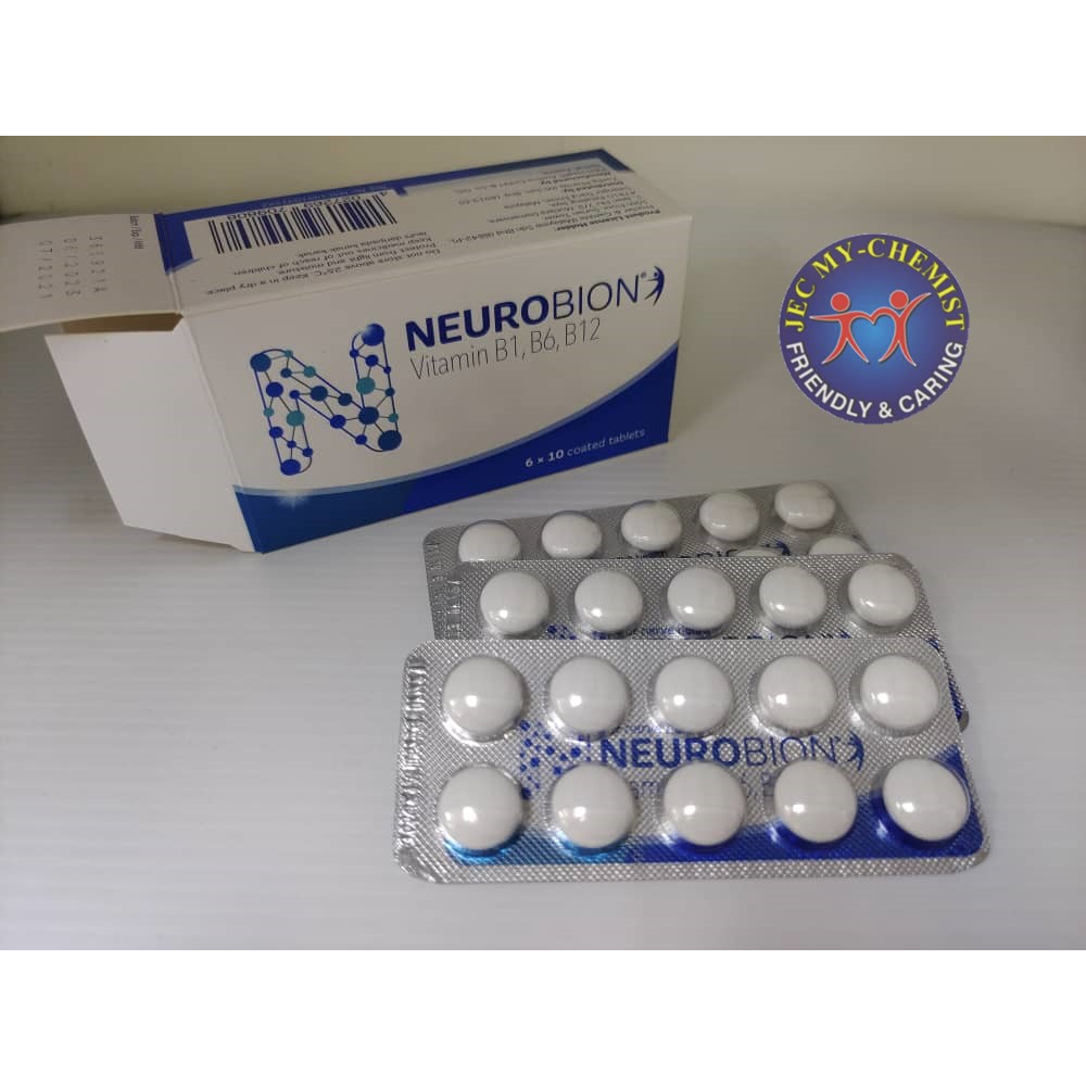 Clearance!! Neurobion Tablet Vitamin B1,B6,B12 60's x 3boxes (Exp 06/
