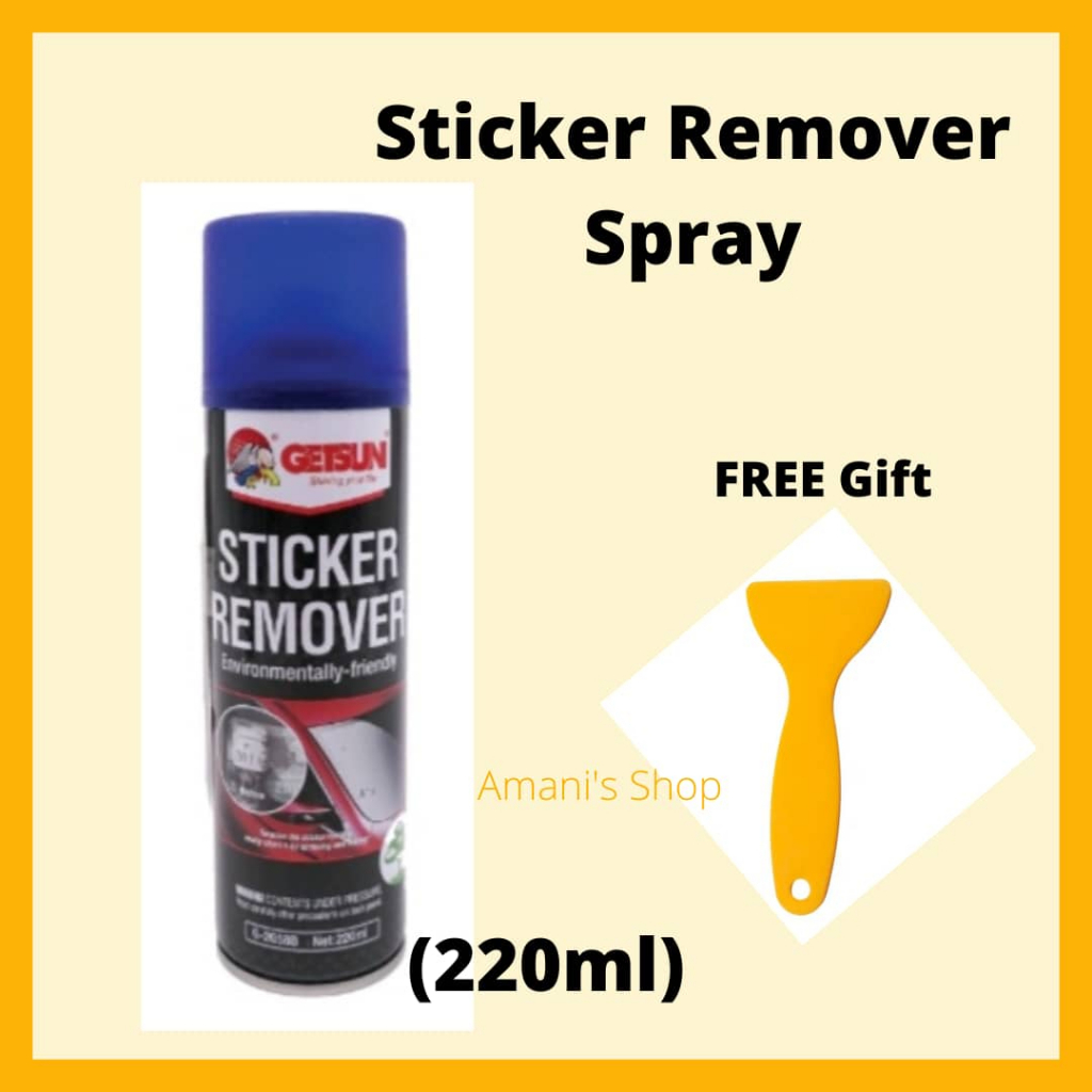 Getsun Sticker Remover Glue cleaner oil stain components parts vehicles