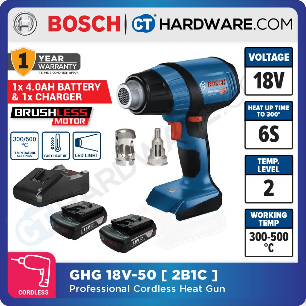 GHG 18V-50 Cordless Heat Gun