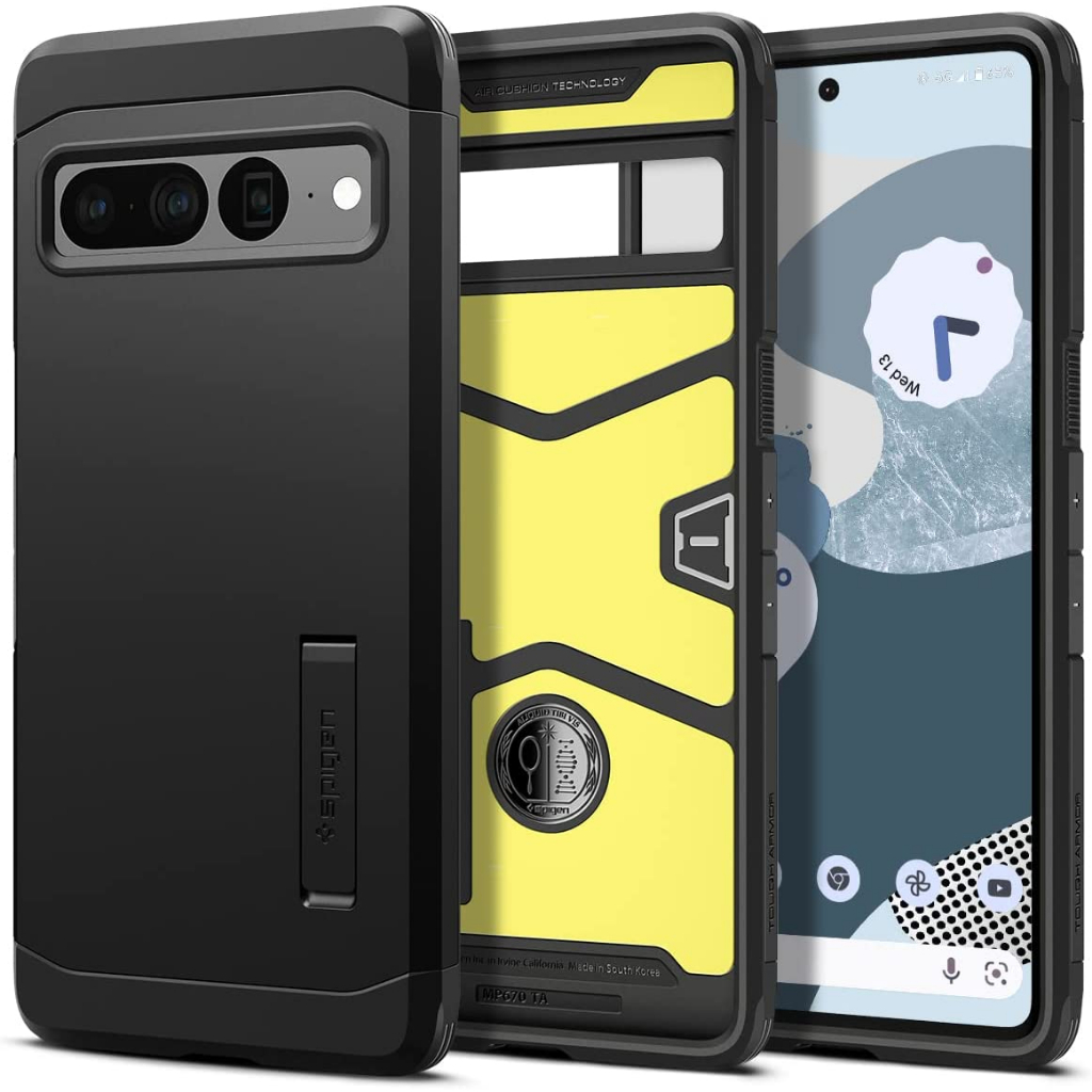 Google Pixel 7 / Pixel 7 Pro Spigen Tough Armor Case Black Shopee