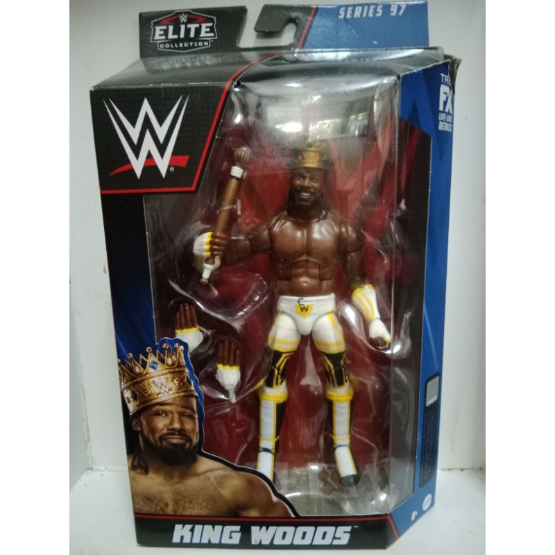 Mattel WWE Elite Action Figure & Accessori, 15,2 cm da collezione Xavier Woods con 25 punti di articolazione, aspetto realistico e mani intercambiabili