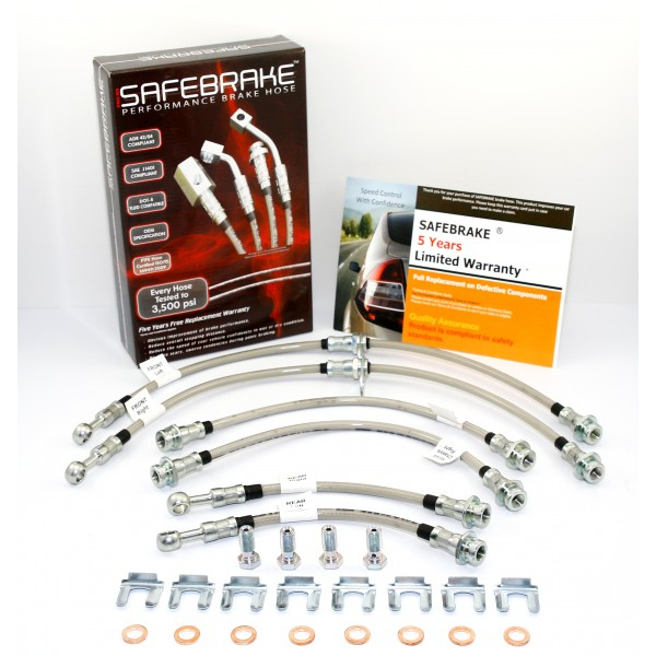 HEL Performance Brake Lines for Suzuki Swift Sport 1.4 T ZC33S 2017-, Stainless Steel Braided