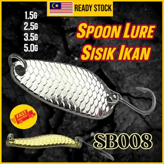 NEW!!! Bass Spoon Crank Bait Saltwater Hooks+Tackle Box / Spoon Gewang  killer Sebarau / Kelah