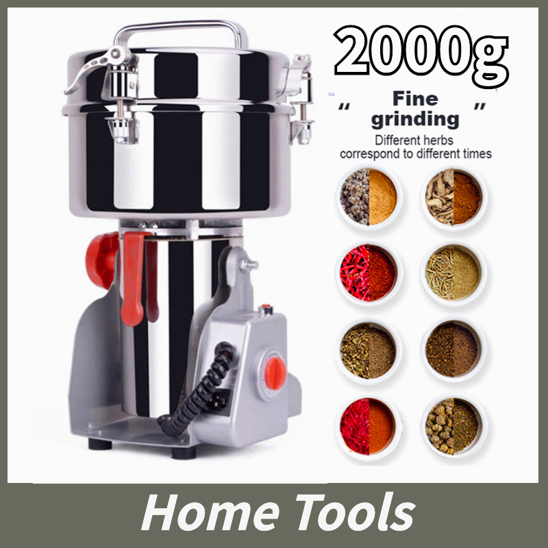 2000g Dry Food Grinder Coffee Grinder for Grains Spices Herbals Cereals